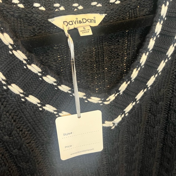 CHSET POCKET WHIP STITCH KNIT SWEATER VEST - Picture 5 of 7